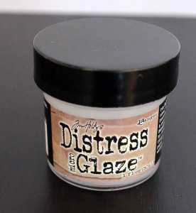 Tim Holtz Distress Micro Glaze versiegelt Wasserlösliches.