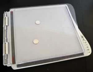 Mein Stamping Tool von Tonic Studios – die zwei starken Magnete werden mitgeliefert.