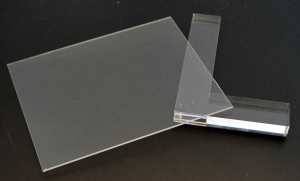 Stamp Positioner aus Acryl.